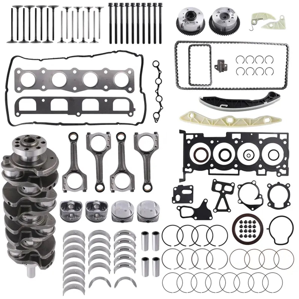 G4KF 2.0T Engine Rebuild Kit Crankshaft Con Rod Timing For Hyundai Genesis Coupe