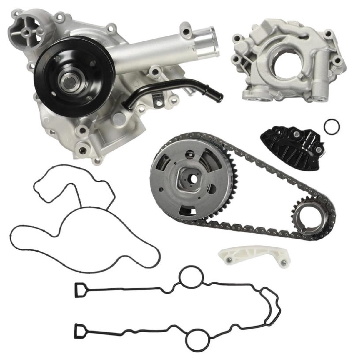 Hemi Timing Chain Kit and Oil Pump & Water Pump Set Replacement for 2009-2015 Dodge Ram 1500 2500 3500 V8 5.7L