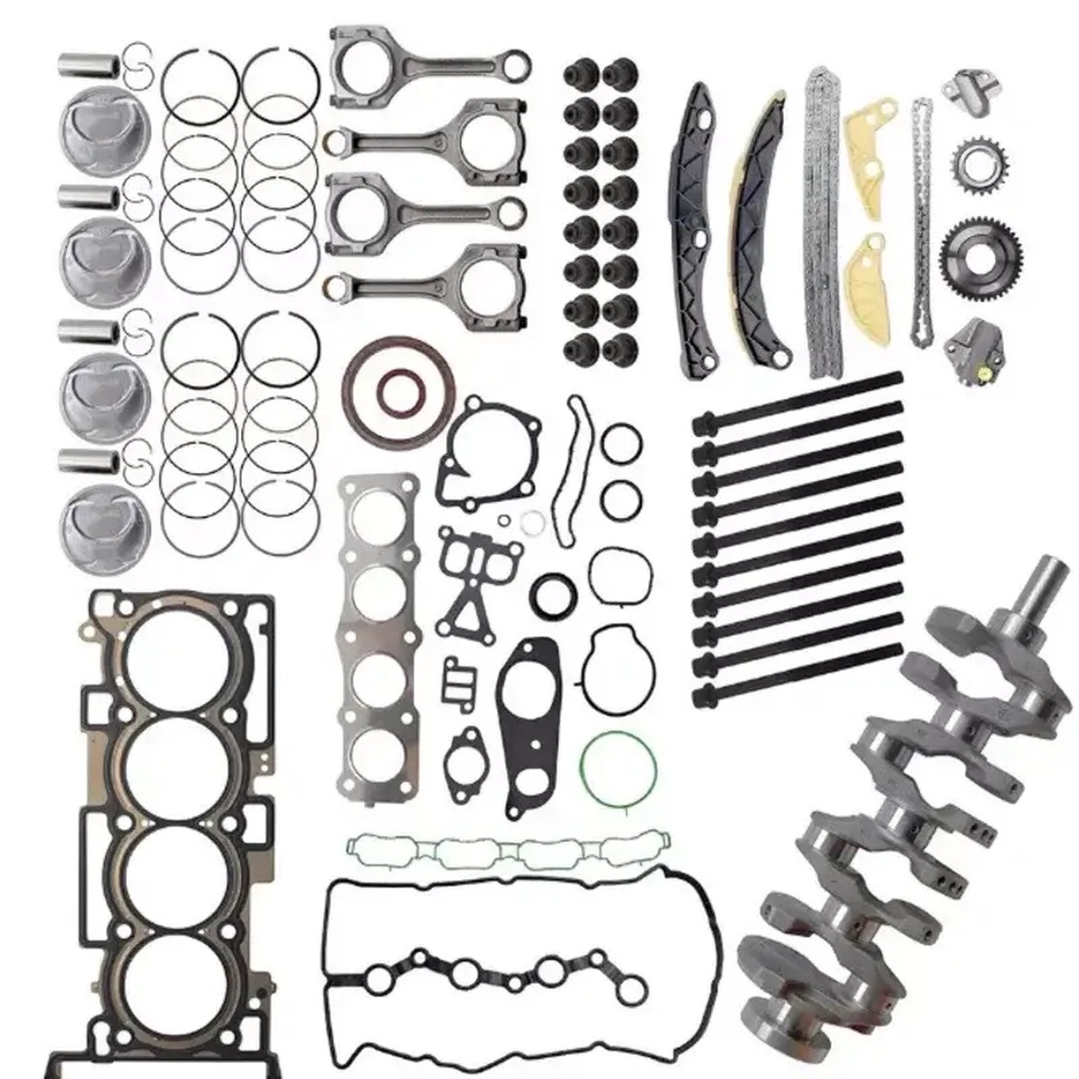 2.4L G4KJ Engine Rebuild Overhaul Kit- Crankshaft & Con Rods For HYUNDAI KIA