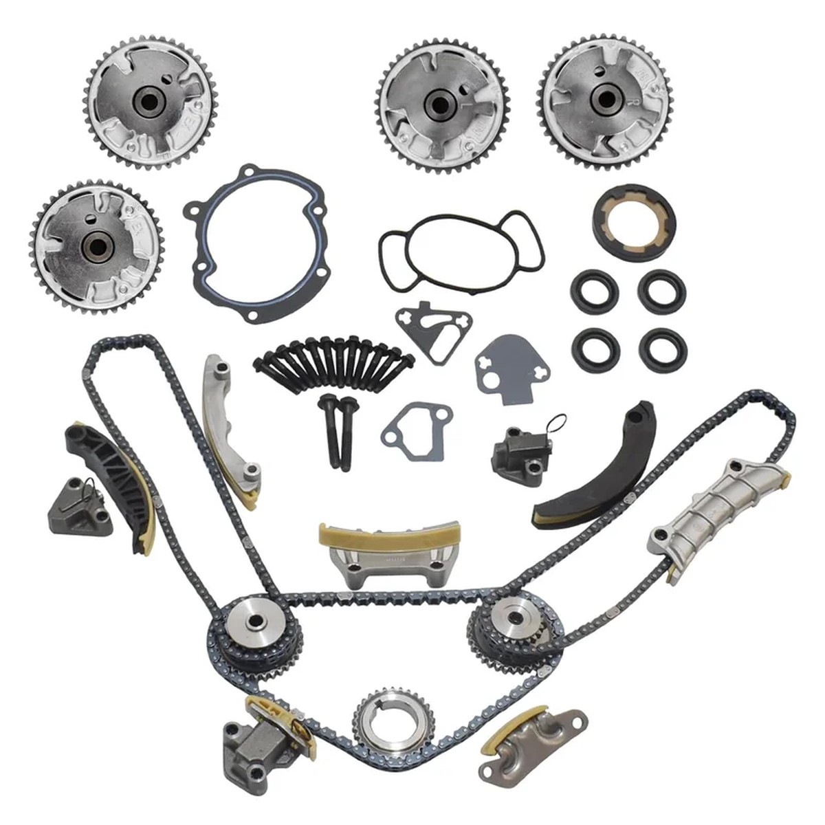 9-0753S 3.6 Timing Chain Kit with VVT Sprocket fit for Traverse Camaro GMC Acadia CTS SRX Enclave Lacrosse 3.0L 3.6L