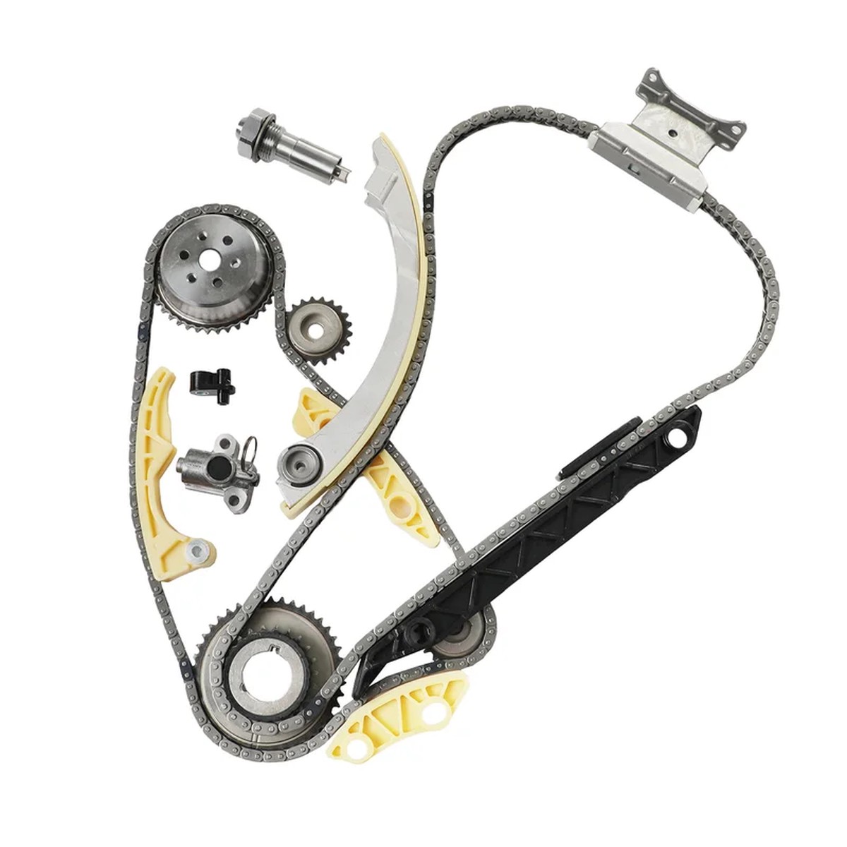 9-4201S Timing Chain Kit Tensioner Guide Rail Crank Sprocket Replacement for Malibu for Equinox for Buick 2011-2015 2006-2013