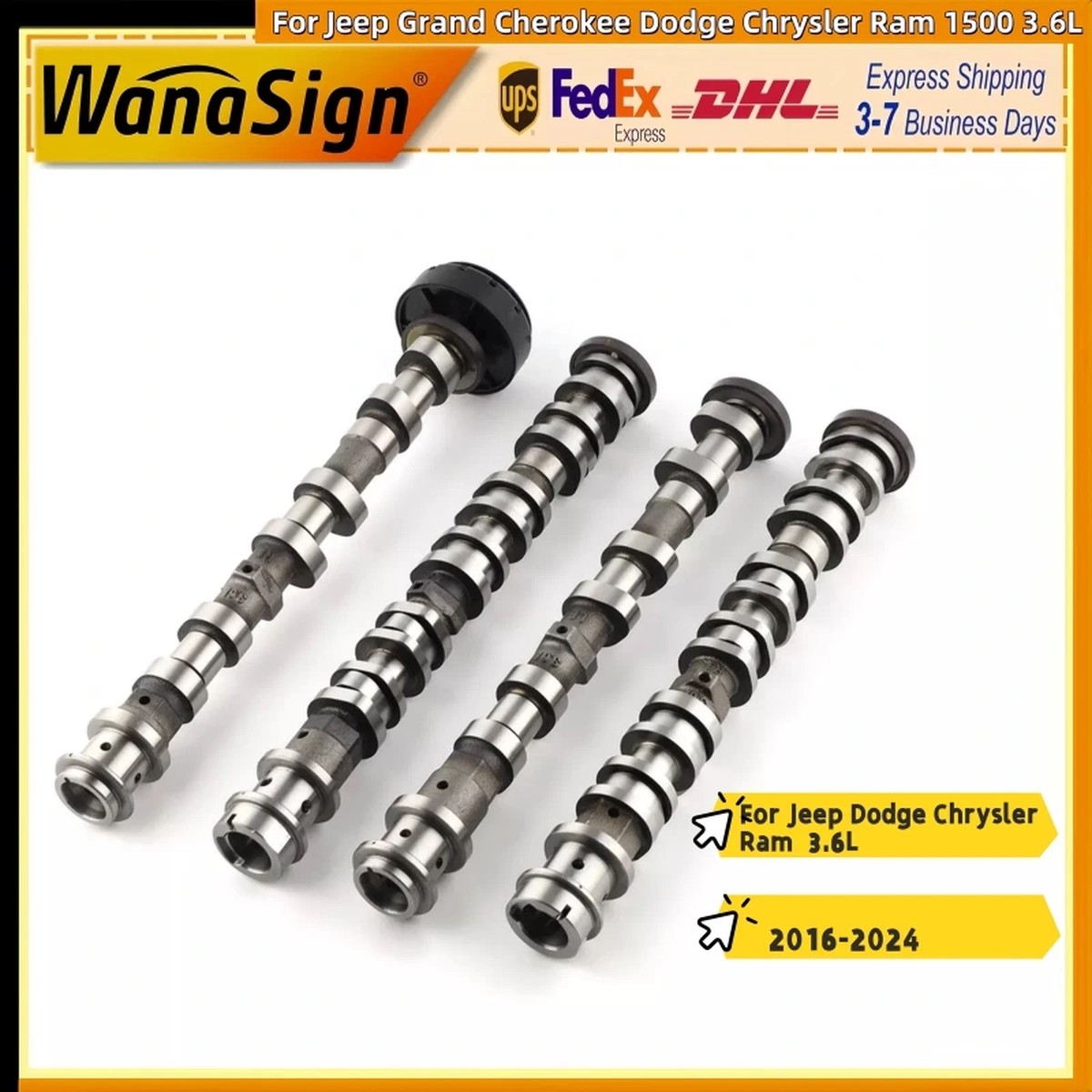 Camshaft Kit For 2016-2024 Jeep Grand Cherokee Dodge Durango Chrysler Ram 3.6L GAS