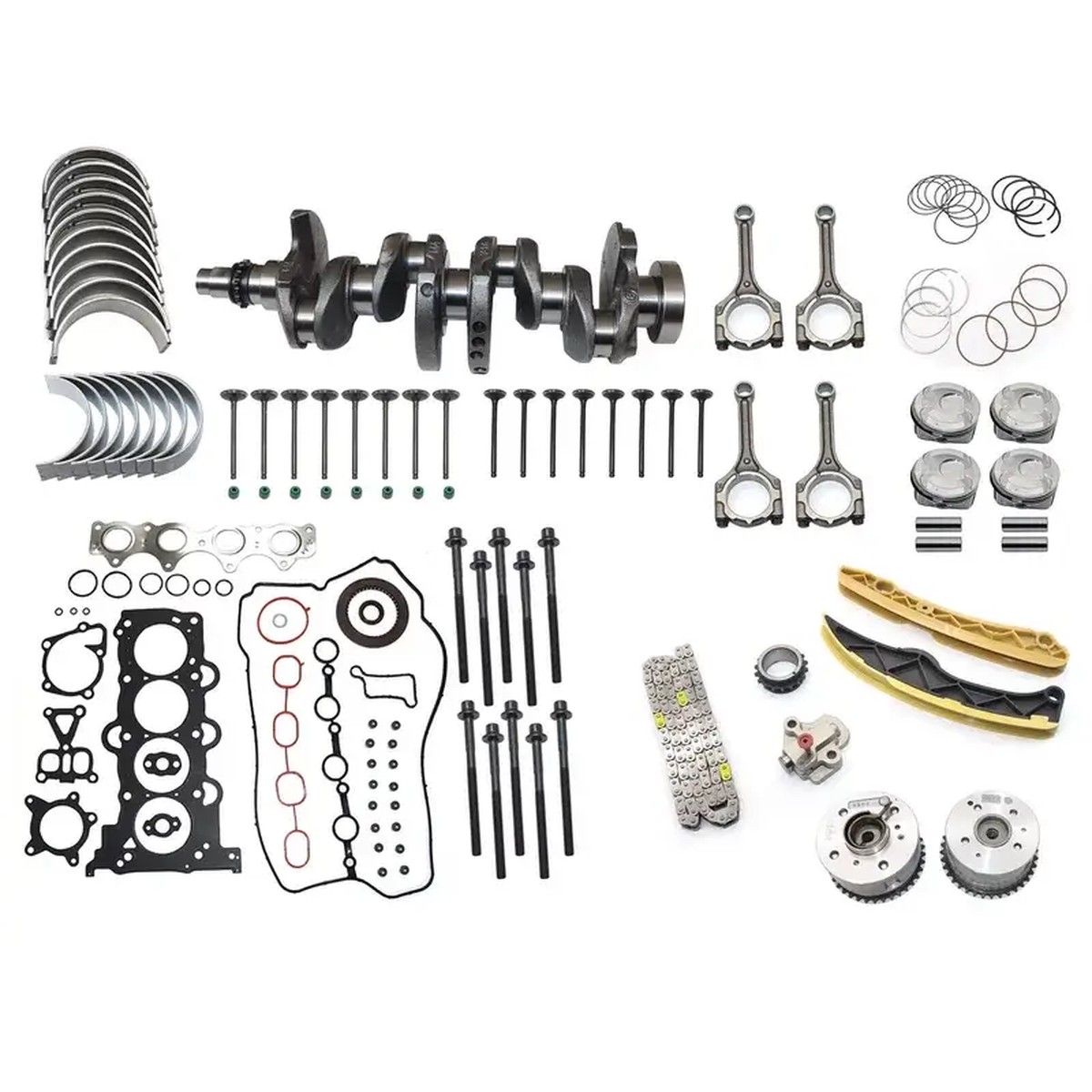 Engine Rebuild Kit  Crankshaft Con Rods Timing Kit For HYUNDAI KIA 1.6L