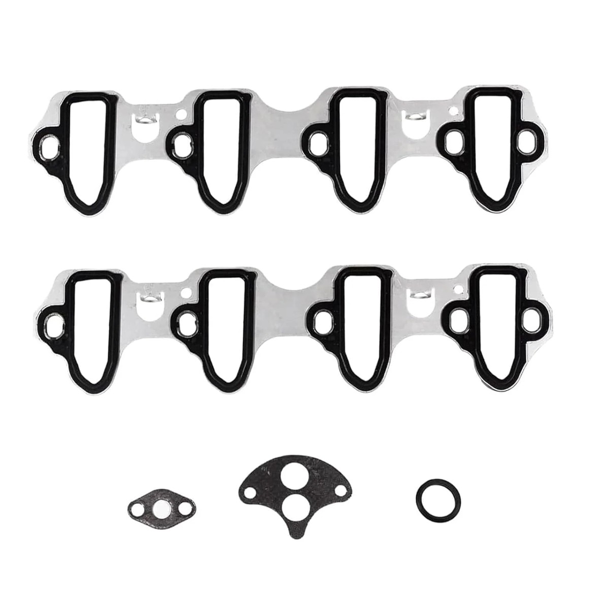 MS98016T Intake Manifold Gasket Set Compatible with Avalanche Silverado Express Suburban Tahoe Trailblazer, GMC Savana Sierra Yukon Canyon Envoy 5.3L 4.8L 6.0L 6.2L