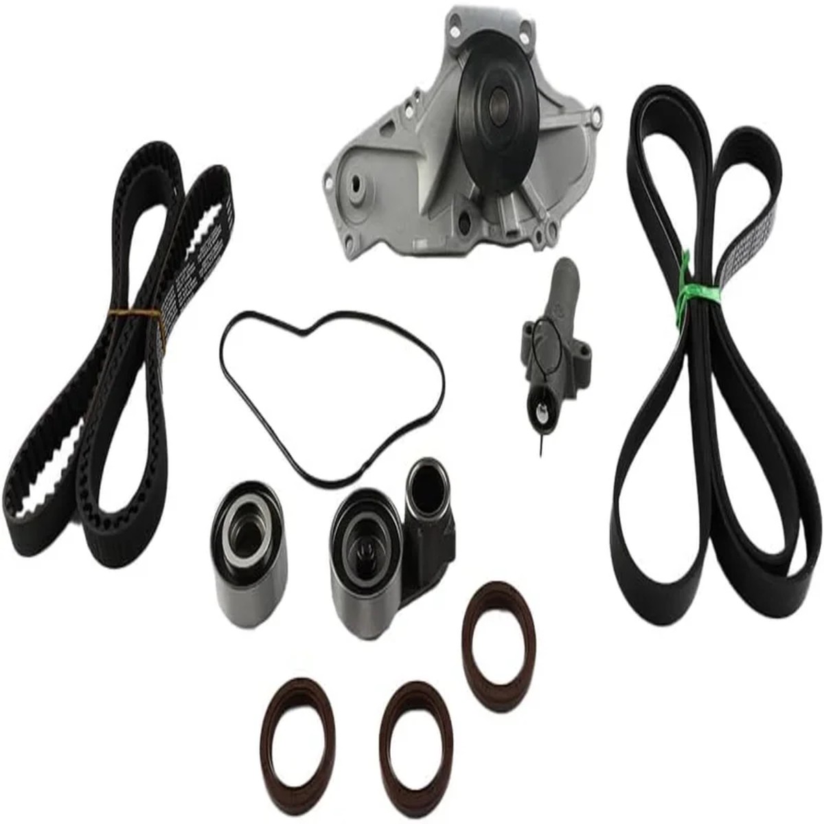Timing Belt Kit With Water Pump For Honda Accord Pilot Odyssey Ridgeline MDX TL RL RDX TSX ZDX 3.0L 3.2L 3.5L 3.7L V6 TKH002 2003-2018