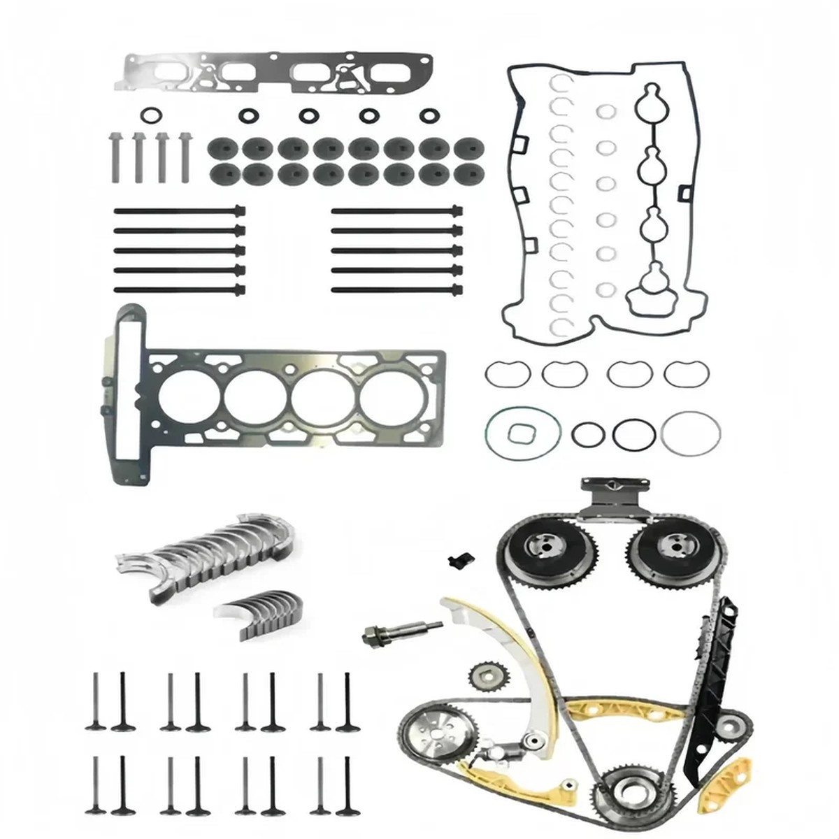 Timing Chain Kit with Water Pump Oil Pump for 2011-2017 Chevy GMC Terrain Buick Lacrosse Regal 2.4L