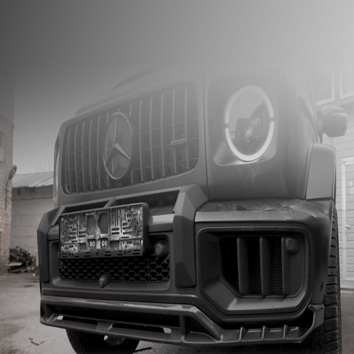 AT26 Design Carbon Fiber Front Bumper Cover for Mercedes G-Wagon AMG G63 W465