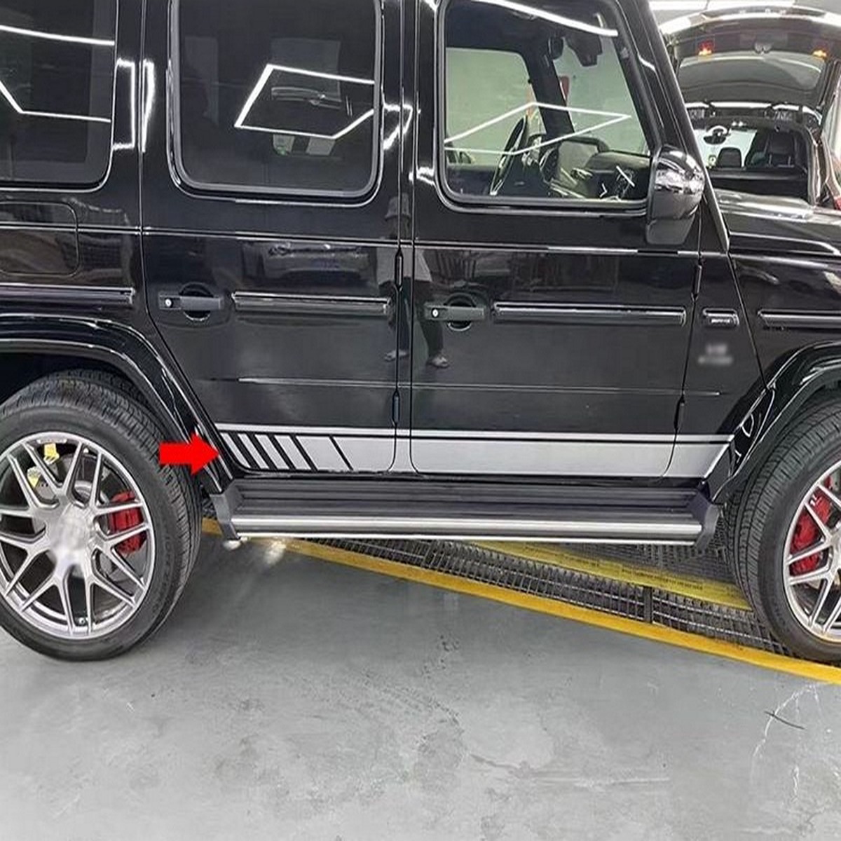 Edition 463AMG Side Decals for G65 in Chrome