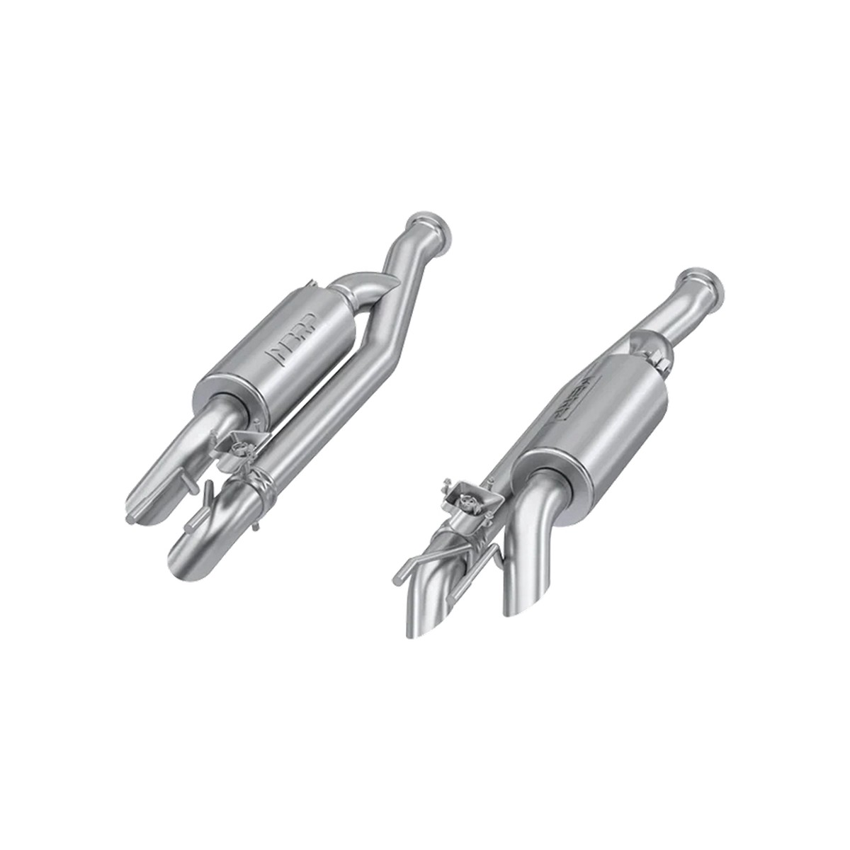 EW Armor Pro 2.5-Inch Pre-Axle Cat-Back Exhaust Dual Split Quad Side for 20192025 Mercedes-AMG G63 (W463A) by MBRP