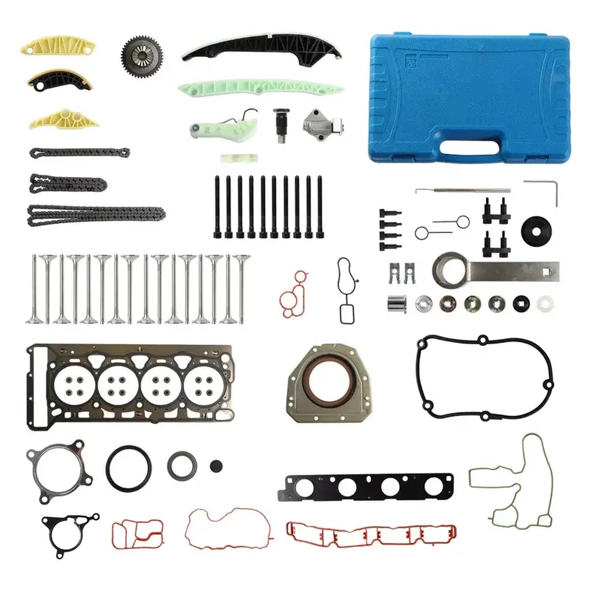 Fits Audi VW 2.0T A6 TFSI TSI 2012+ Head Gasket Set Timing Chain Tool Kit Valves