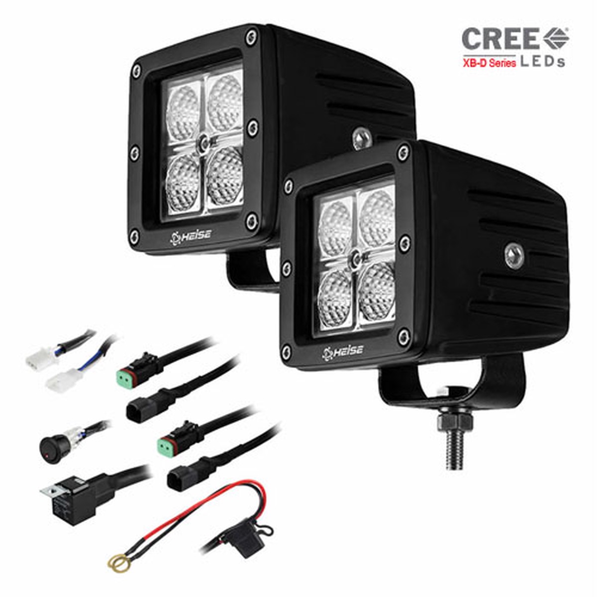 Heise 3 4 LED Cube Dual Light Kit