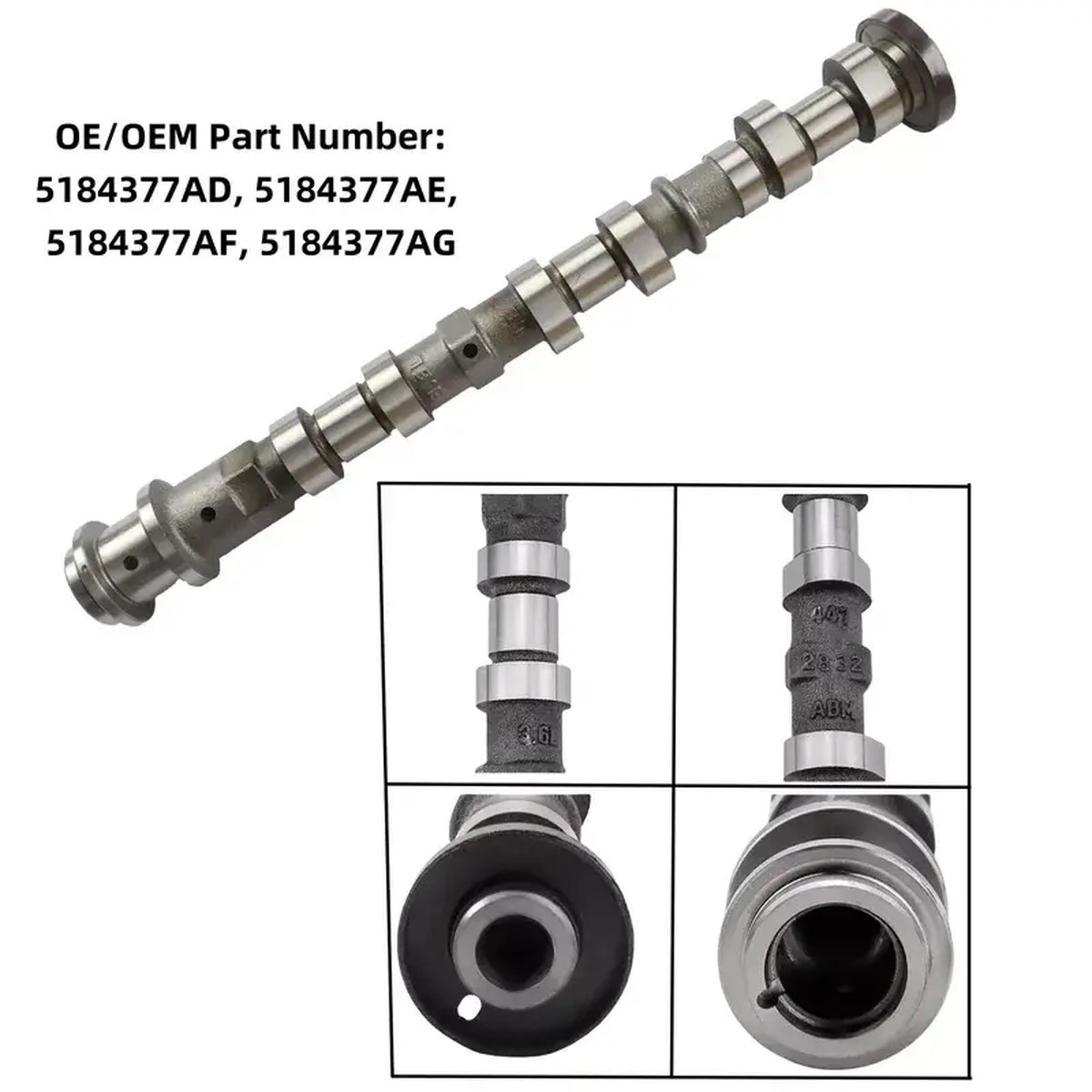 Left Side Exhaust Camshaft For 2011-2020 Dodge Challenger Ram Chrysler Jeep 3.6L