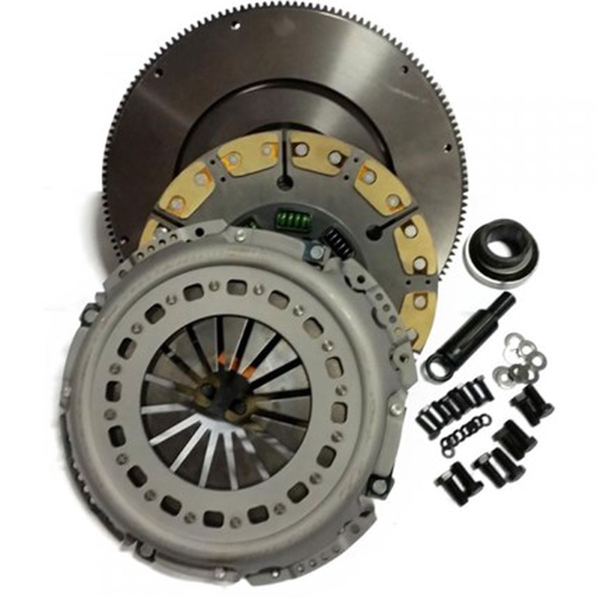 Valair Single Disc Clutch Ceramic/Kevlar Upgrade Clutch 500HP (WITH FLYWHEEL)