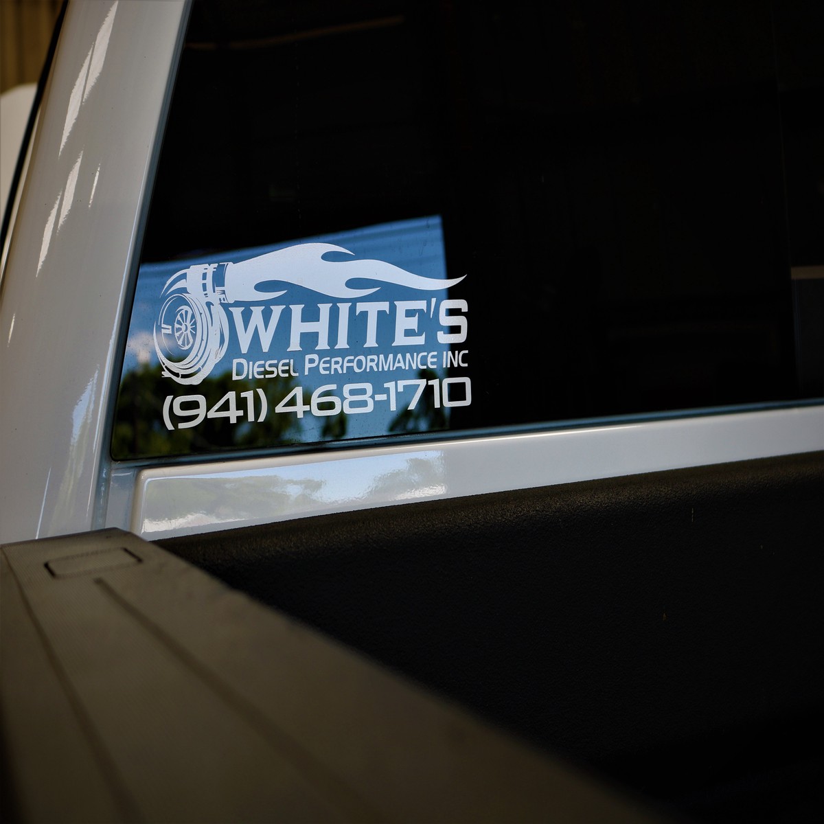 Whites Diesel Performance Sticker