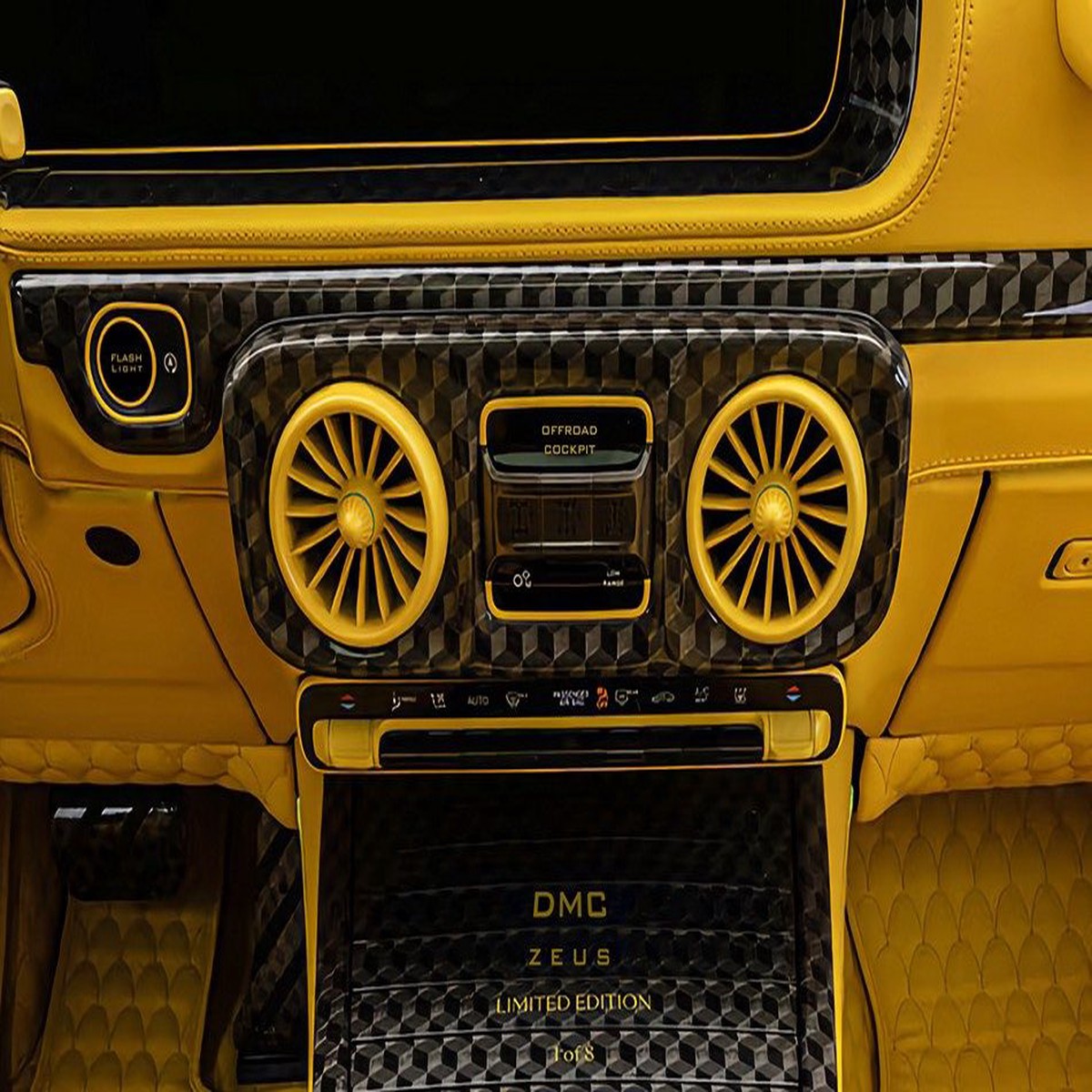 2025+ Mercedes G-Wagon G63 & G500 Interior Carbon Fiber Air Conditioning Covers  LHD & RHD