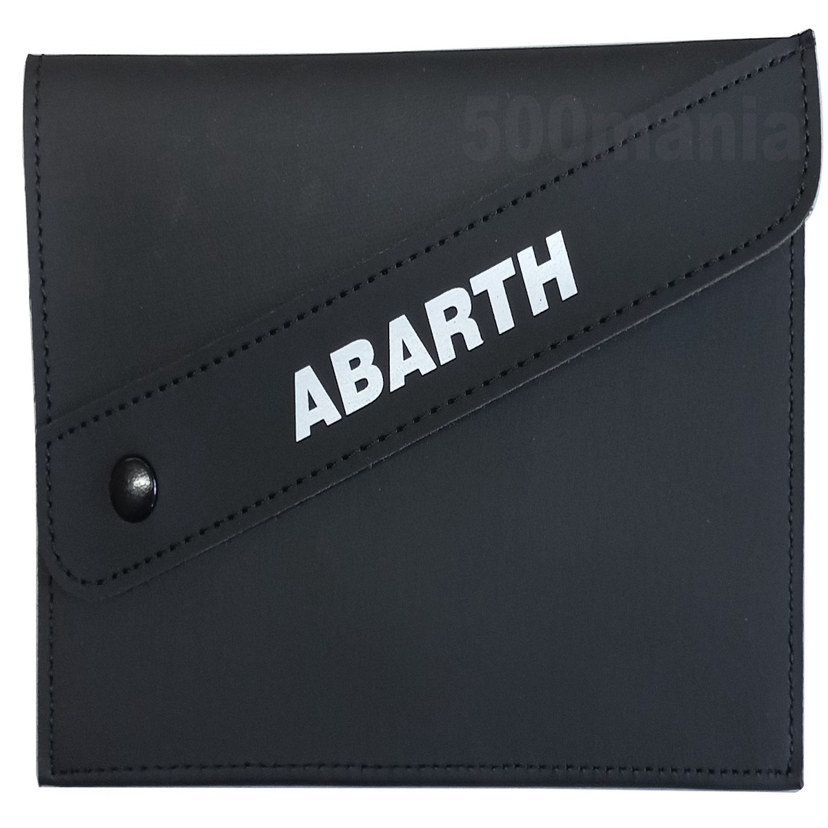Abarth Logo Car Document Holder  Black  19 x 13 cm