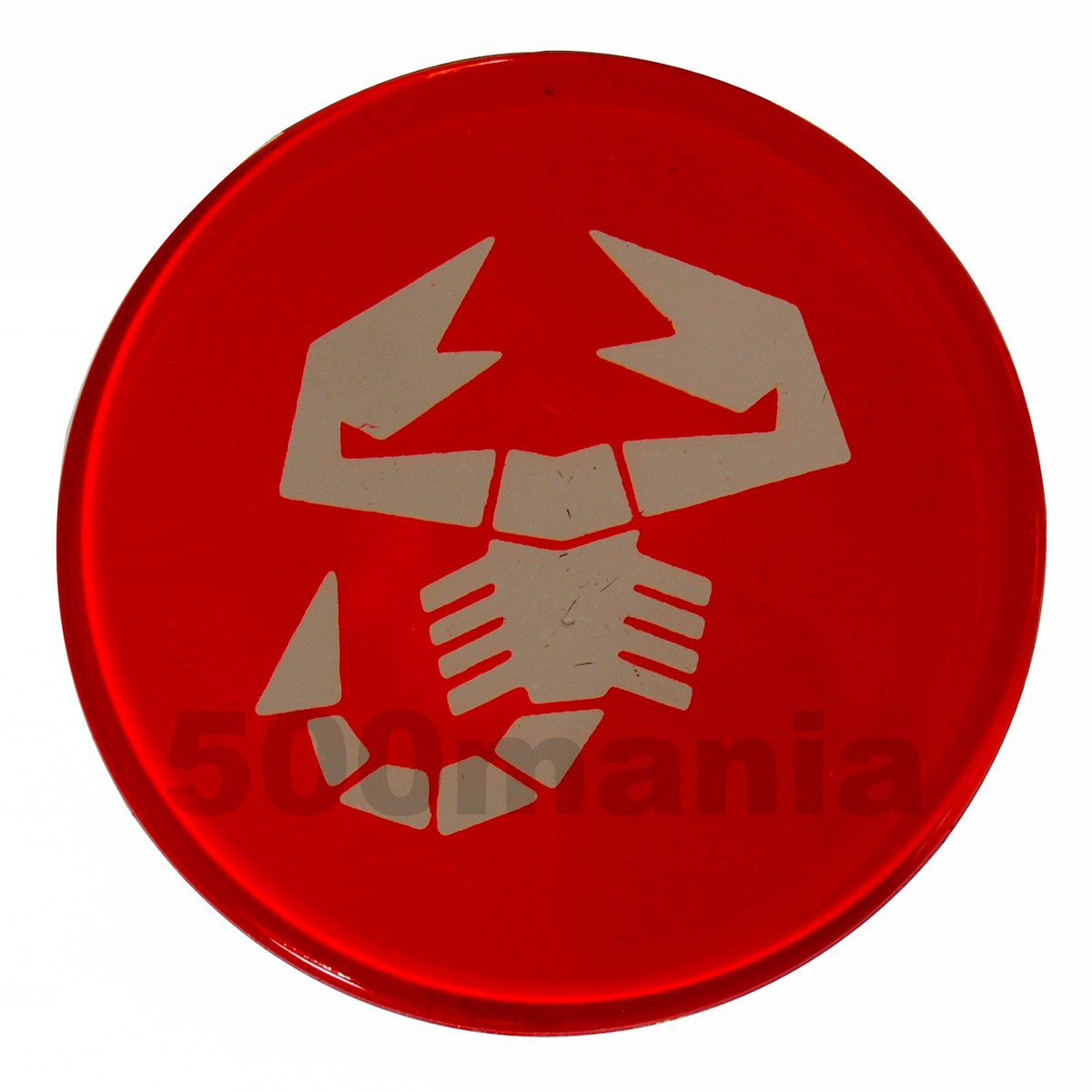 Abarth Wheel Center Cap Sticker  60 mm for Fiat 500 and 126