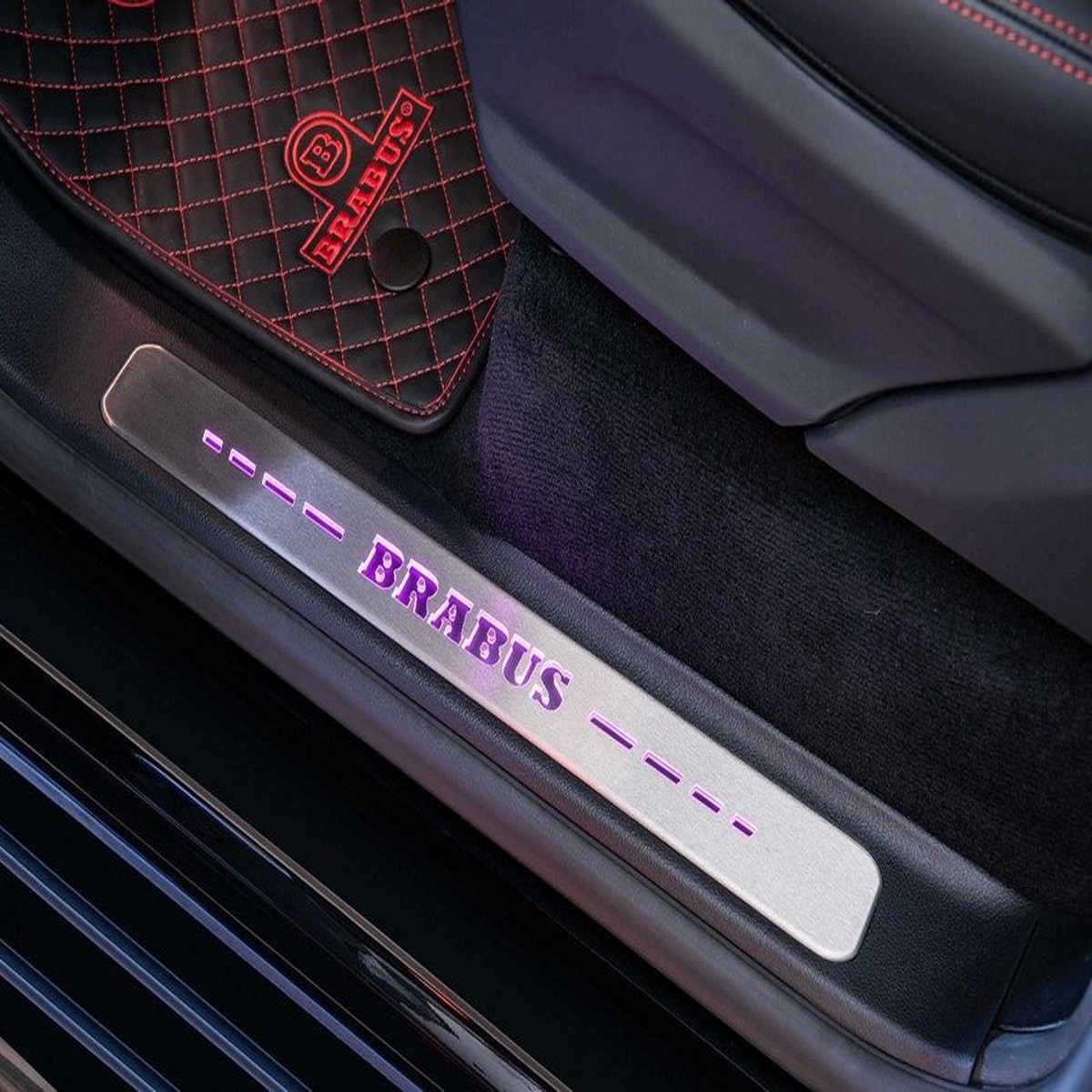 BRABUS Scuff Plates RGB for 2022-on Mercedes 44 Squared