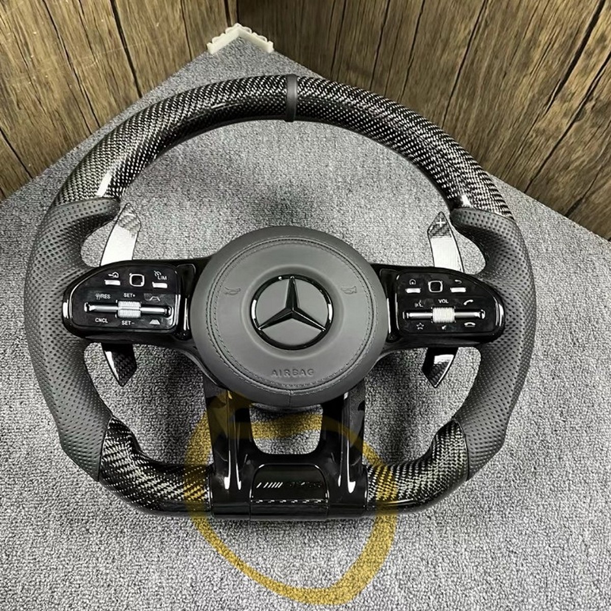 Carbon Fiber Steering Wheel for 2019-2024 Mercedes G550/G63 W463A