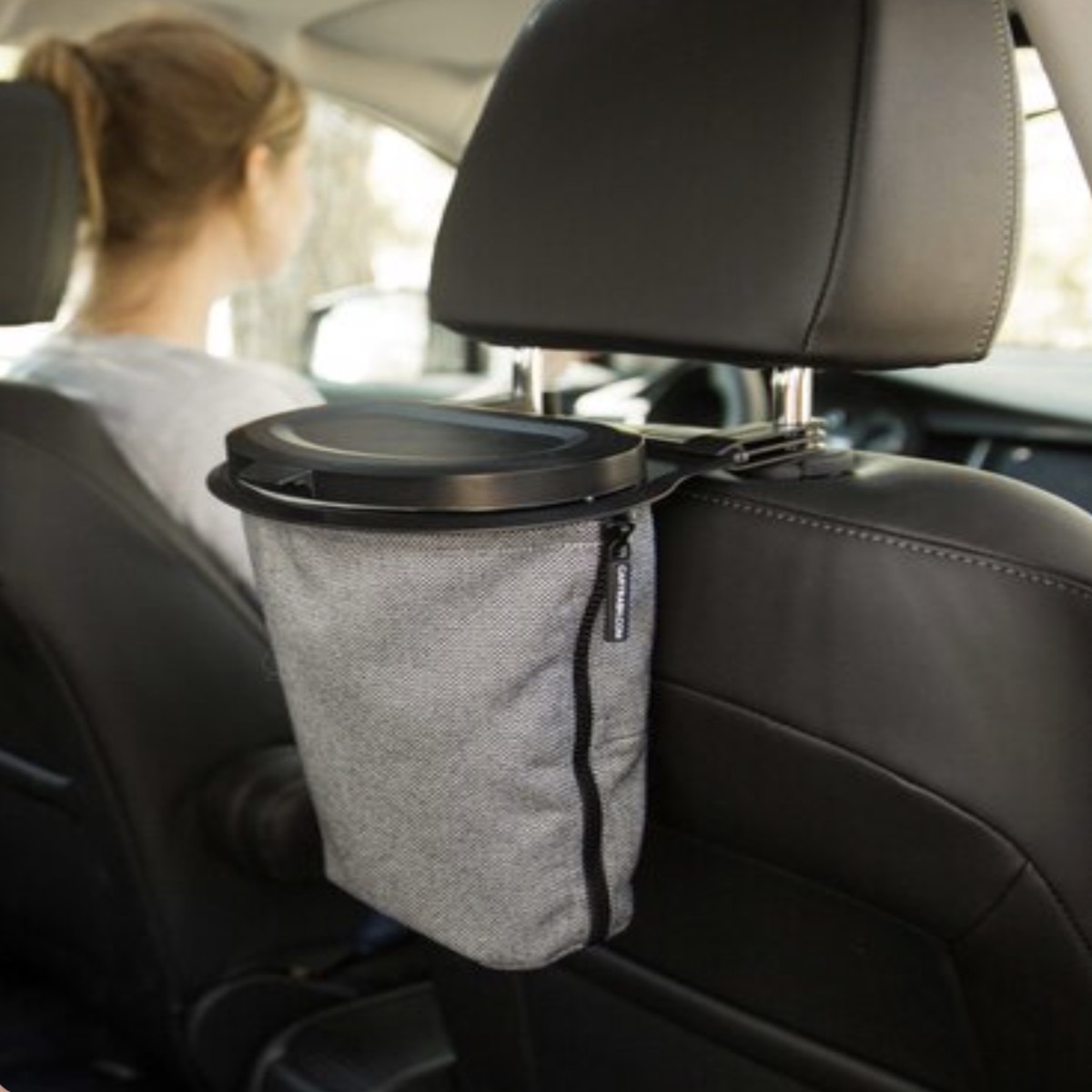 Flextrash Head Rest Flip Clip Mount