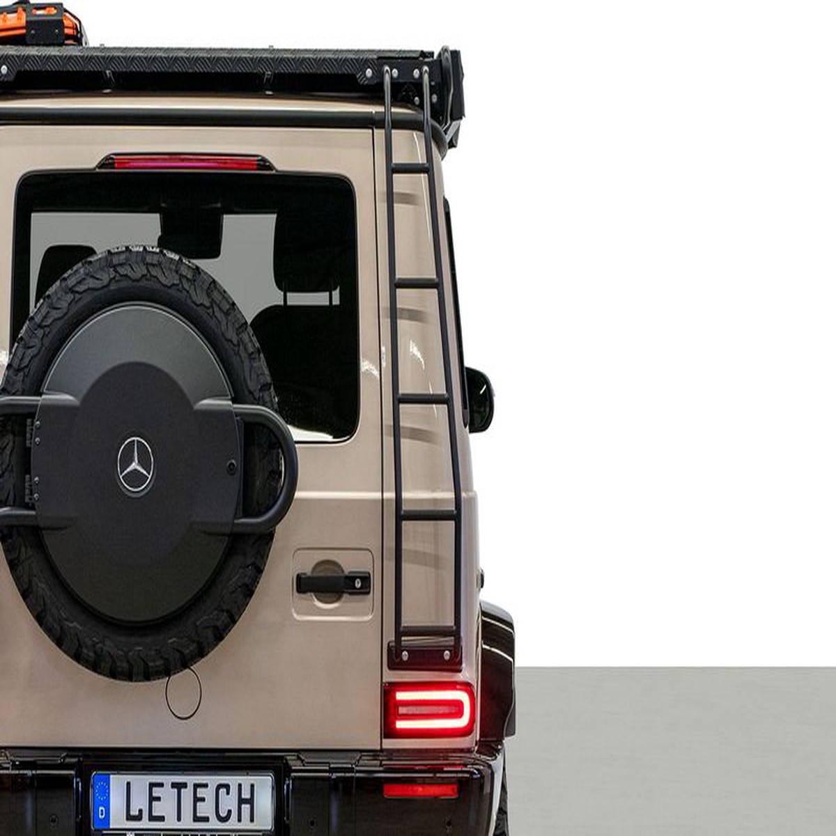 LeTech Rear Ladder for Roof Rack  20222024 G-Wagon 44 W463A