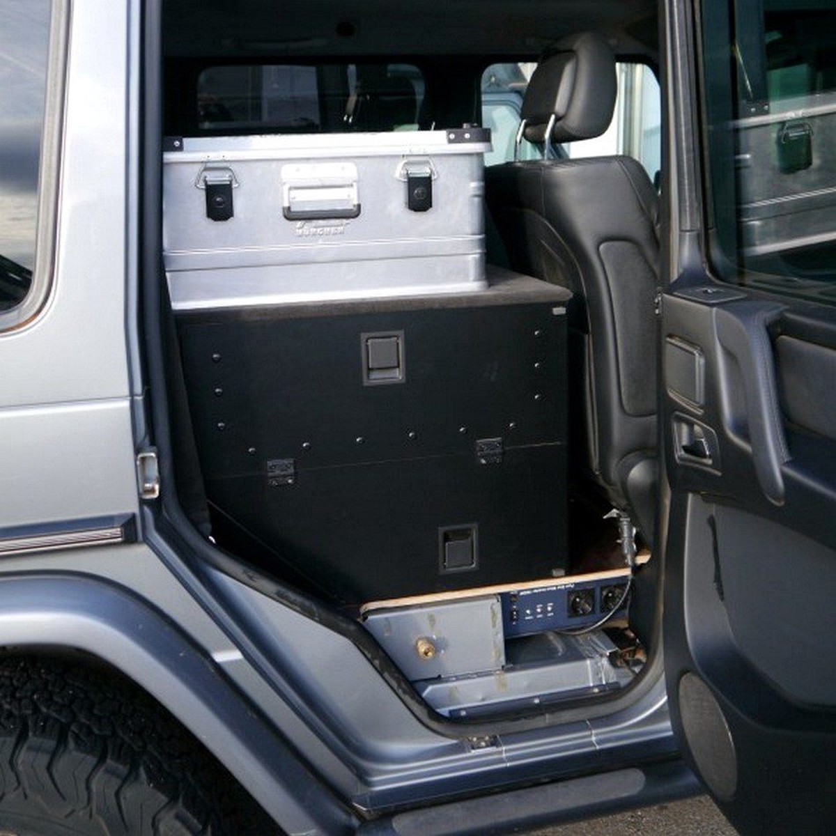 Mercedes G-class Storage Box Set  Left & Right with Extract and Flap for 20022018 W463 (Long Wheelbase)
