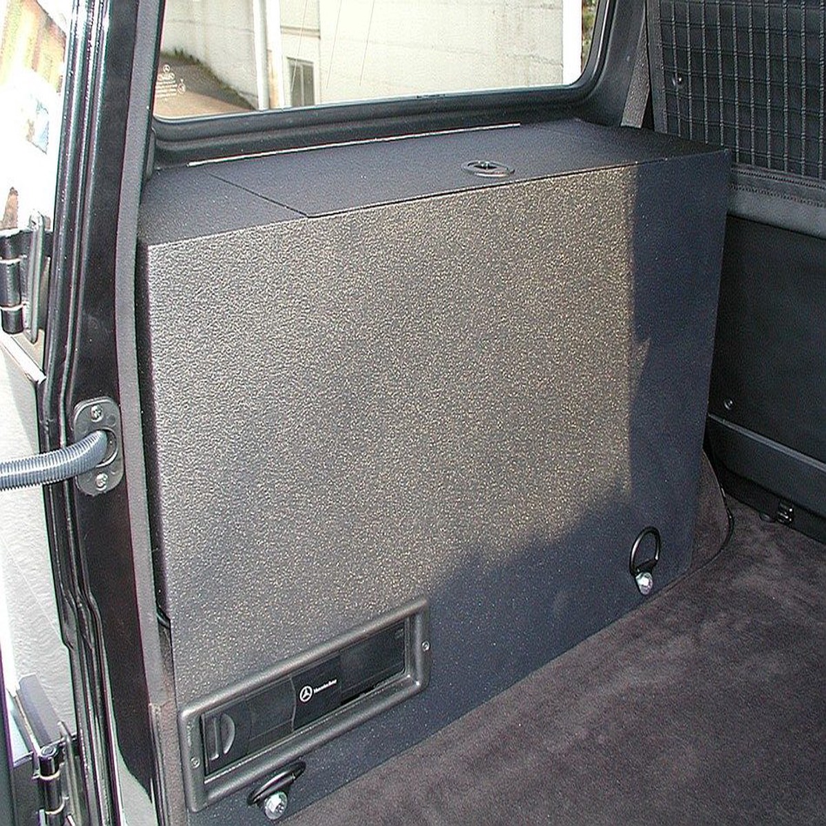 Mercedes G-class Wheelhouse Storage Box  Right Side, Textured Black Finish for 20022018 W463