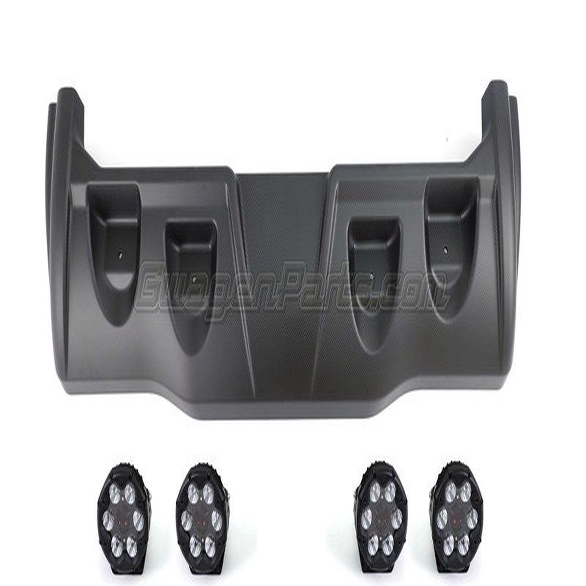 Off-road Conversion Carbon Fiber Roof Visor for LED Lights for 2002-2018 Mercedes W463