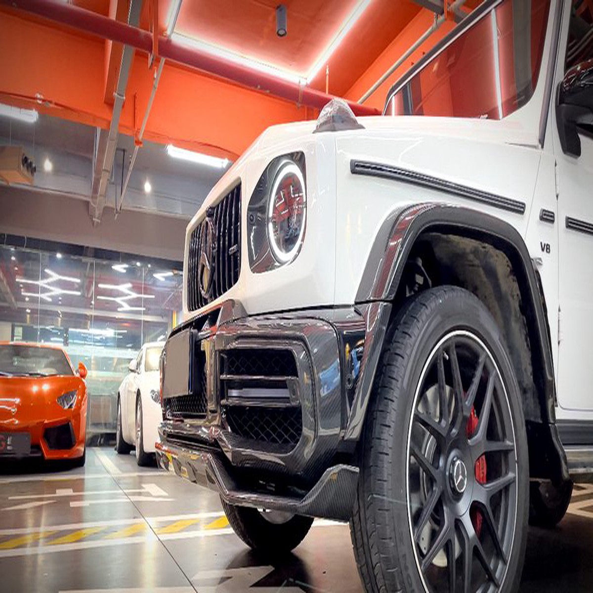 Renegade Design Carbon Headlight Covers for Mercedes-Benz G-Class 2019-2024 W463A