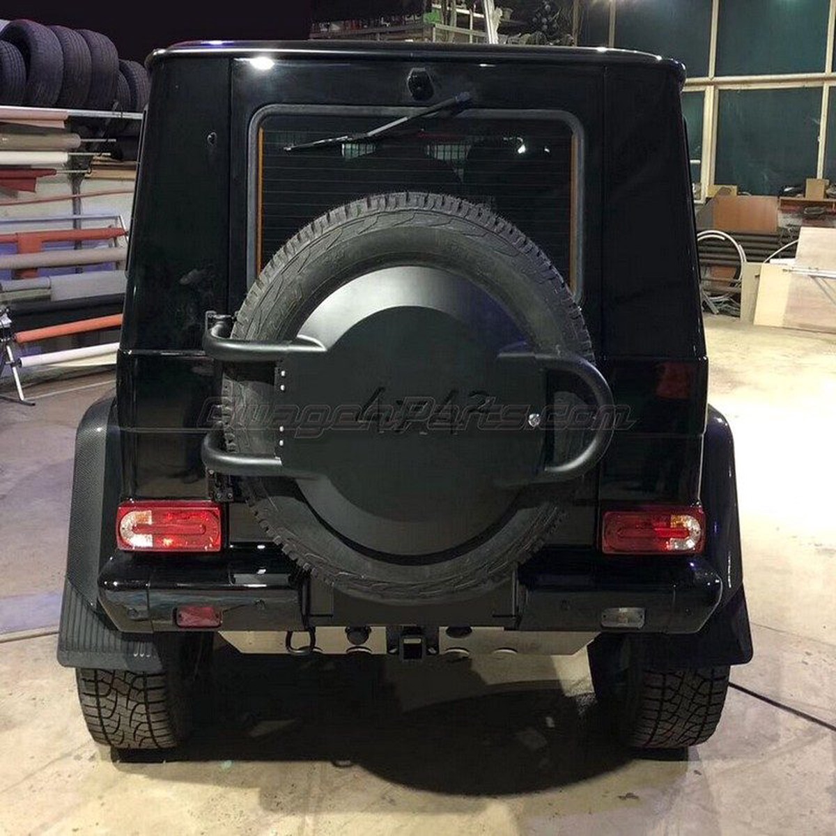 Spare Tire Carrier with Carbon Cover for 2002-2018 Mercedes G-class W463