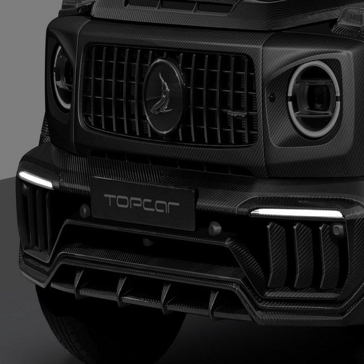 TopCar INFERNO Shark Logo Cover for Mercedes G-Class W465 2025-on