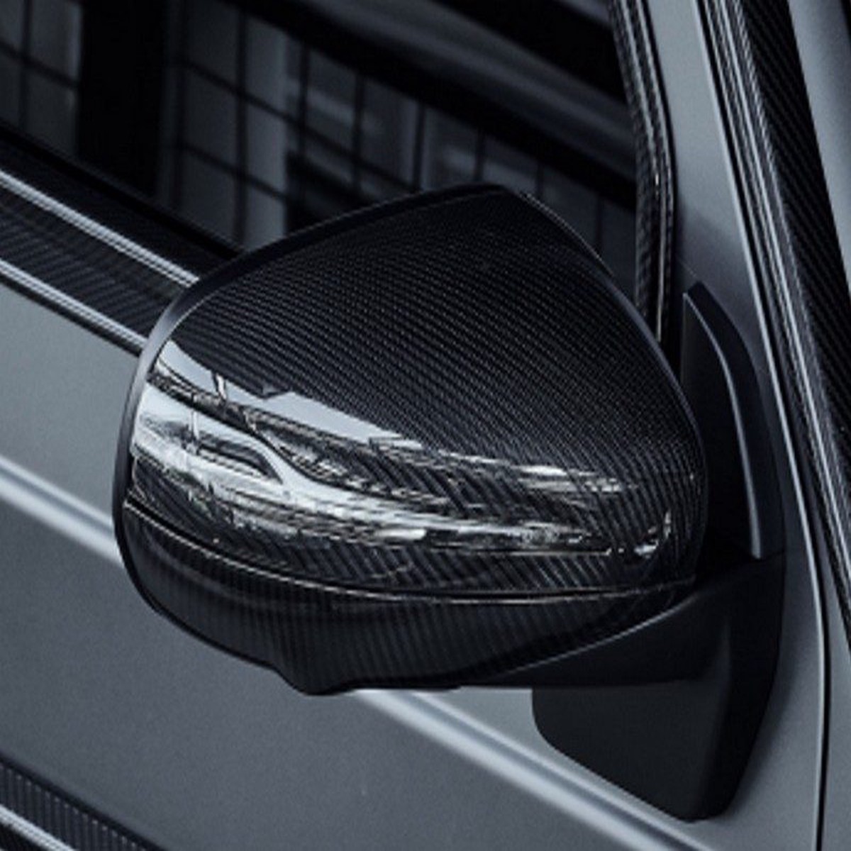 AMG Night Package Dark Side Mirror Lights for Mercedes G500/G550/G63 W463A/W465 (Set of 2)