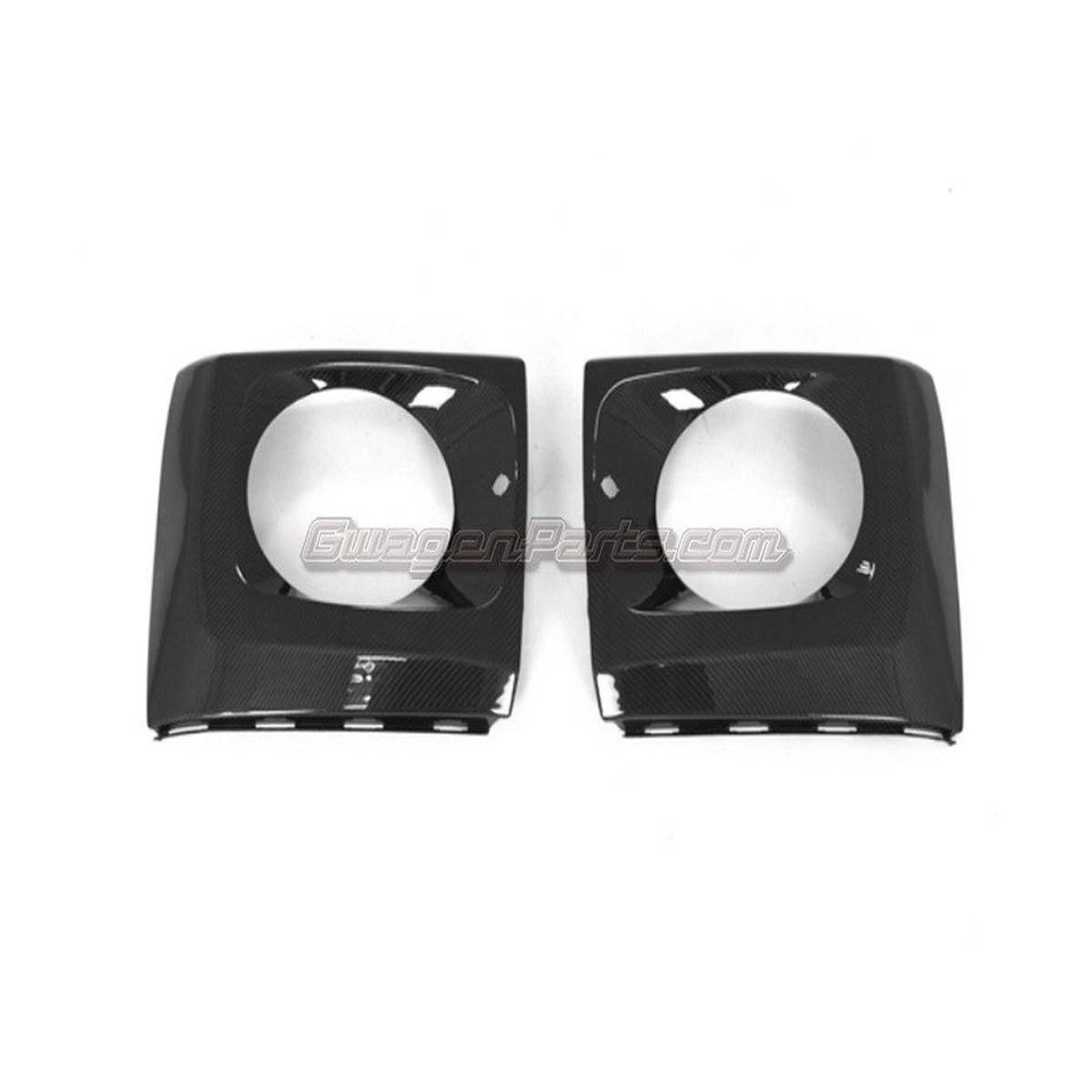 Dry Carbon Fiber G63 JCW Headlight Covers for 2025+ Mercedes G-Wagon W465