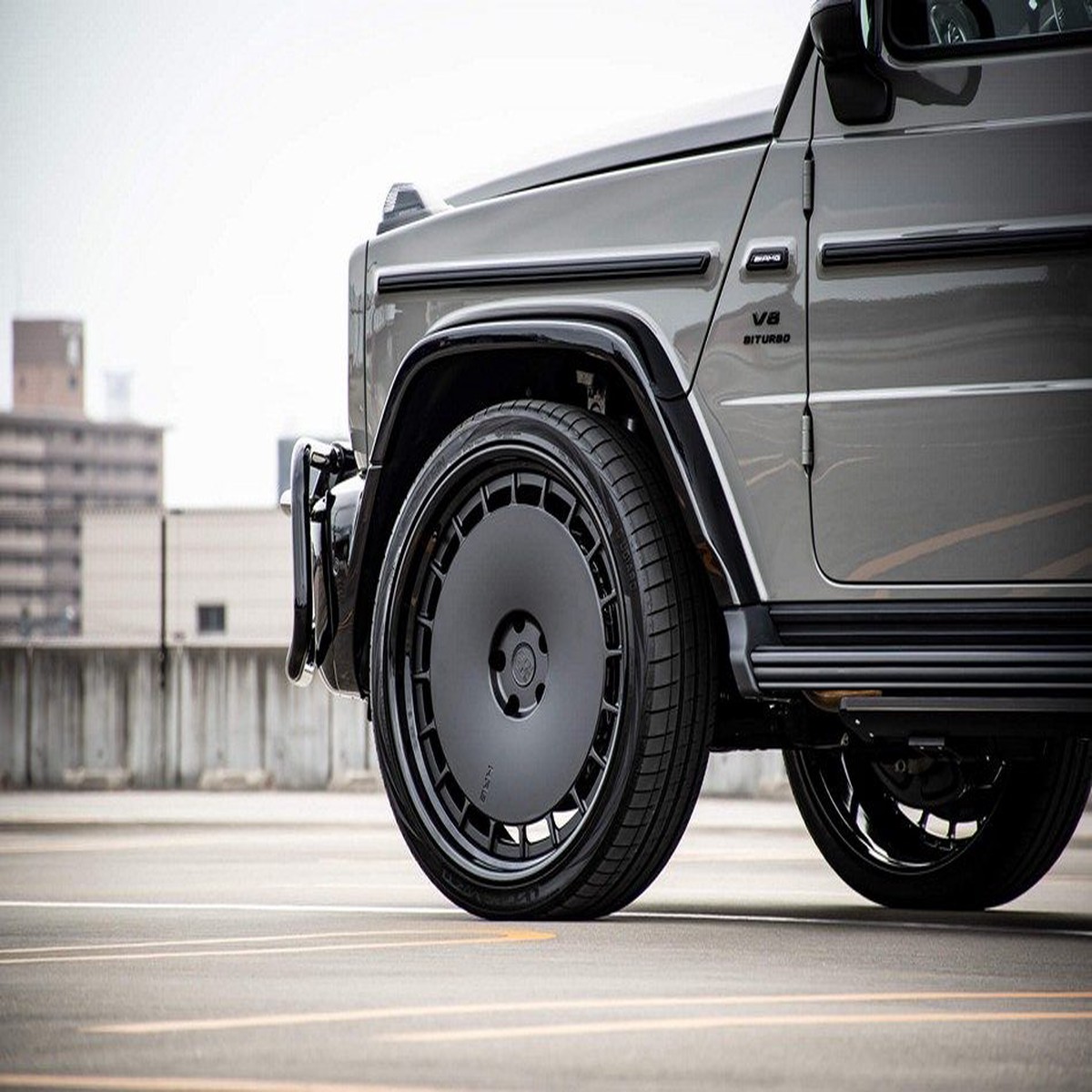 HRE Vintage 935 24-Inch Satin Black | Gloss Black Wheels for Mercedes-AMG G 63