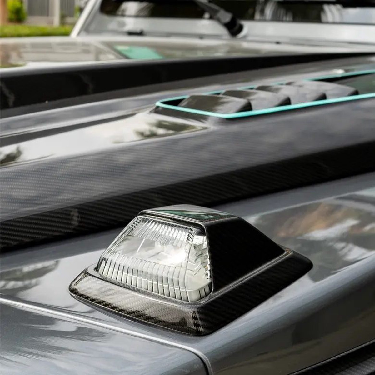 Keyvany Carbon Fiber Fender Signal Cover for G-Class W464