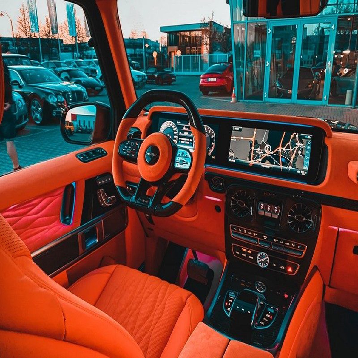Keyvany G-Wagon Carbon Fiber Interior Trim (True Exhange) for G-Class W464