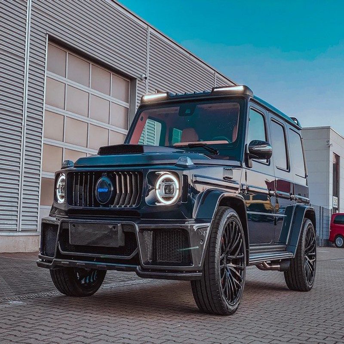 Keyvany G-Wagon Front Roof Spoiler LED Light for G-Class W464