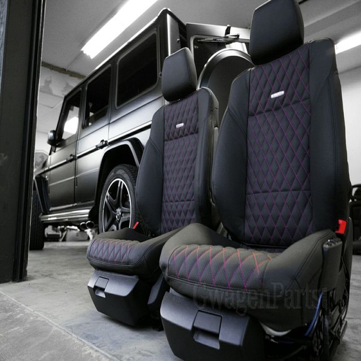 Leather Replacement [Front Seats Only] for 13-18 Mercedes G-class G63