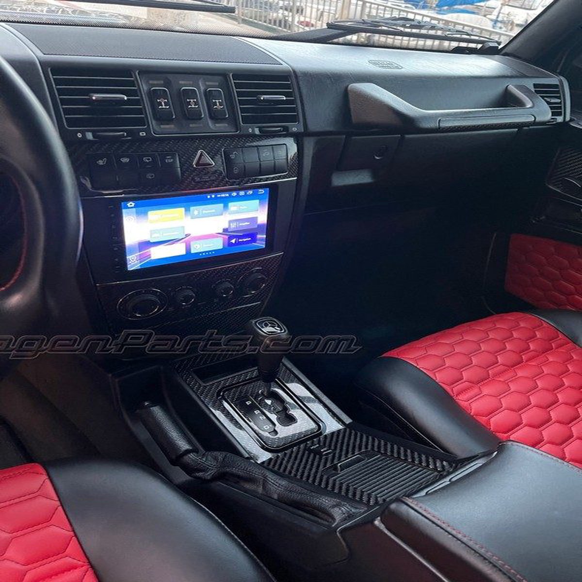 9-inch Head Unit Stereo Bluetooth Upgrade for Mercedes G-class 2007-2012