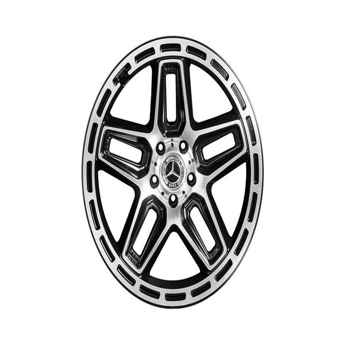 Kahn 22 G06 Light Alloy Wheels  Satin Black / Diamond for Mercedes G-Wagon (1990-2018) AMG Only