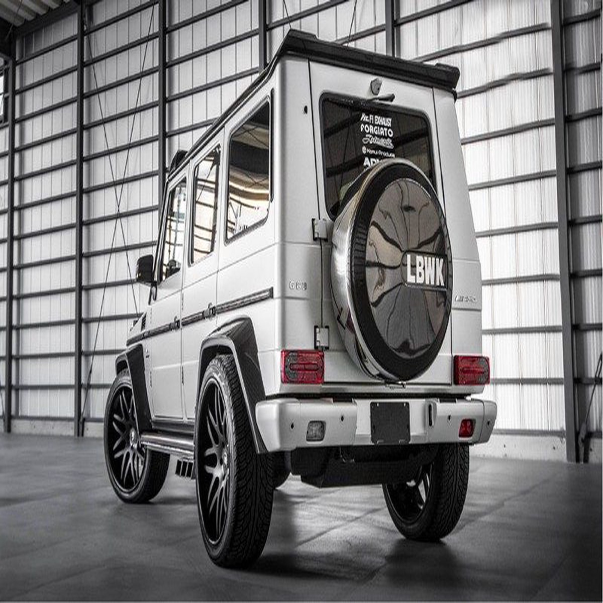LB Back Side Tire Cover for for Mercedes-Benz G63 W463 2012y~