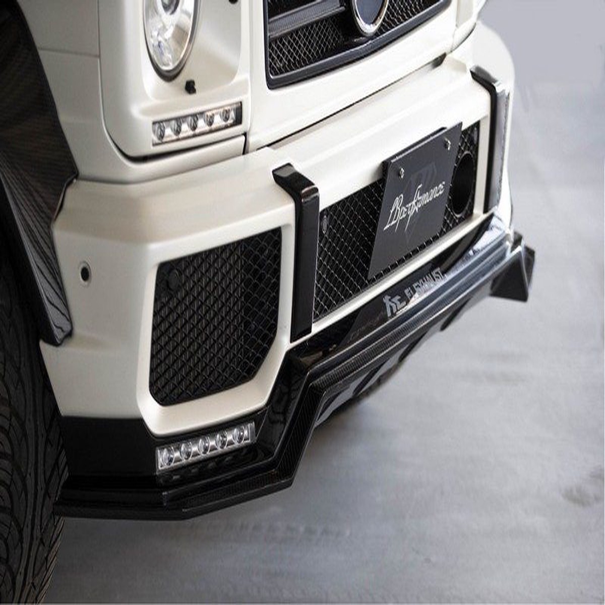 LB Front Under Spoiler (with LED Day Light) for Mercedes-Benz G63 W463 2012y~