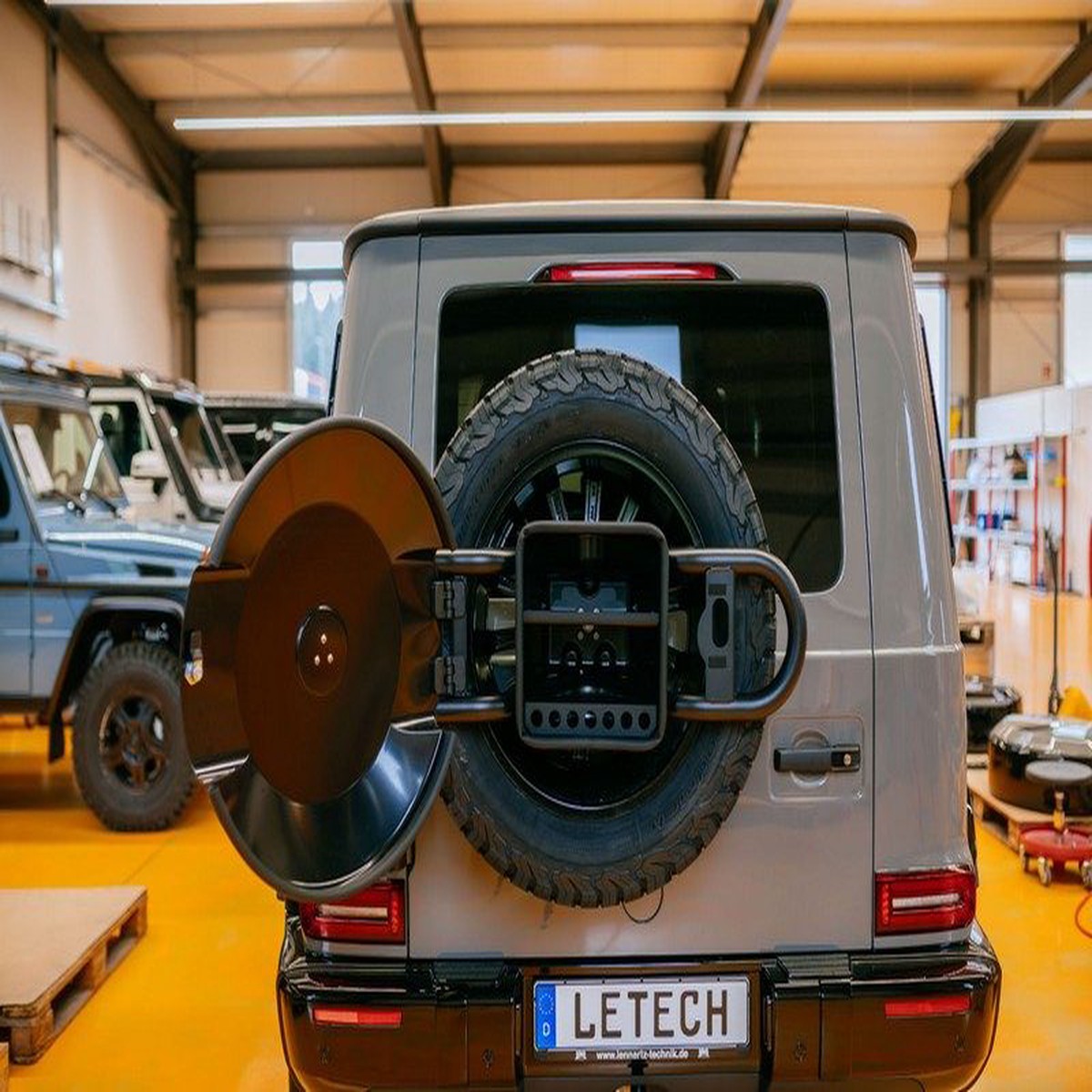 LeTech External Storage Compartment for Mercedes-Benz G-Class Spare Wheel Holder (1990Present)