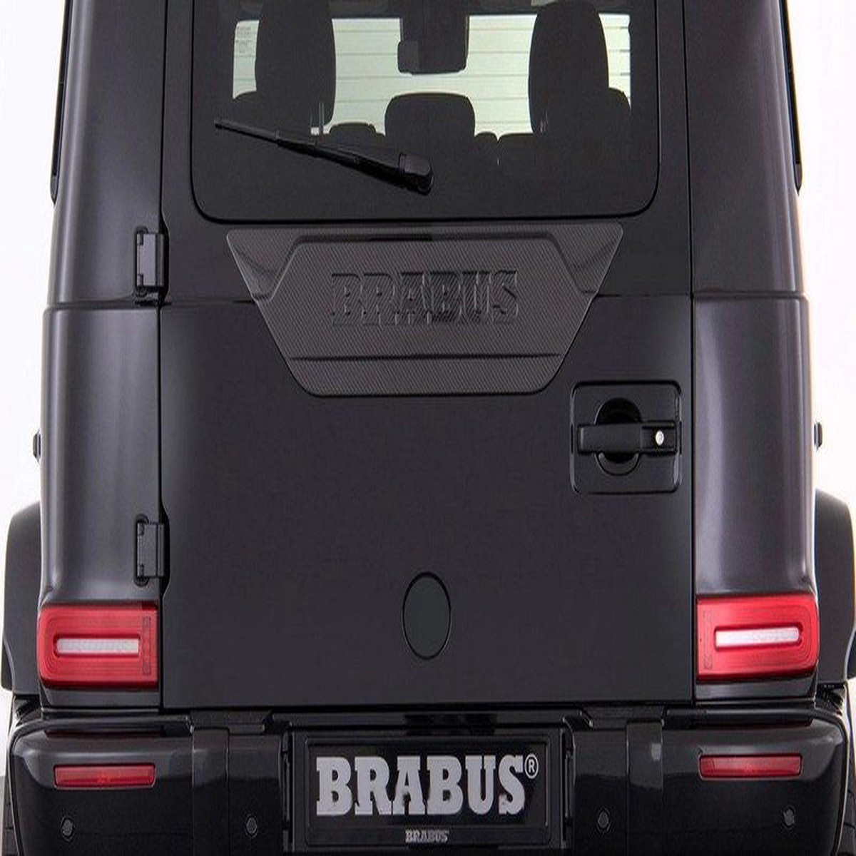 B-style Carbon Rear Door Attachment for 2019-2024 W463A