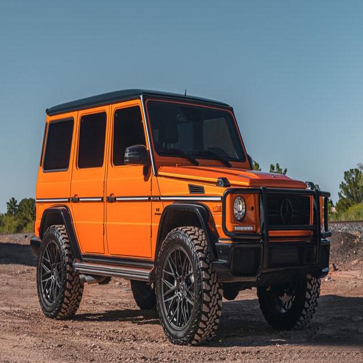 G-Wagon Lift Kit 4 Inch with Steering Stabilizer for Mercedes-Benz G63 AMG 2012-2018