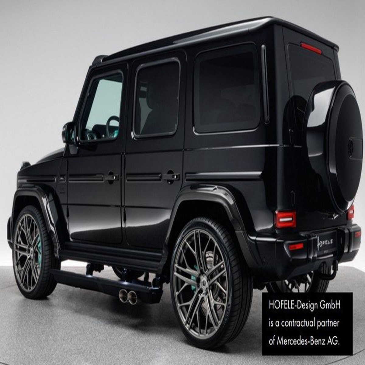 HOFELE Carbon Spare Wheel Cover  Flat Style for 2019-2024 W463A