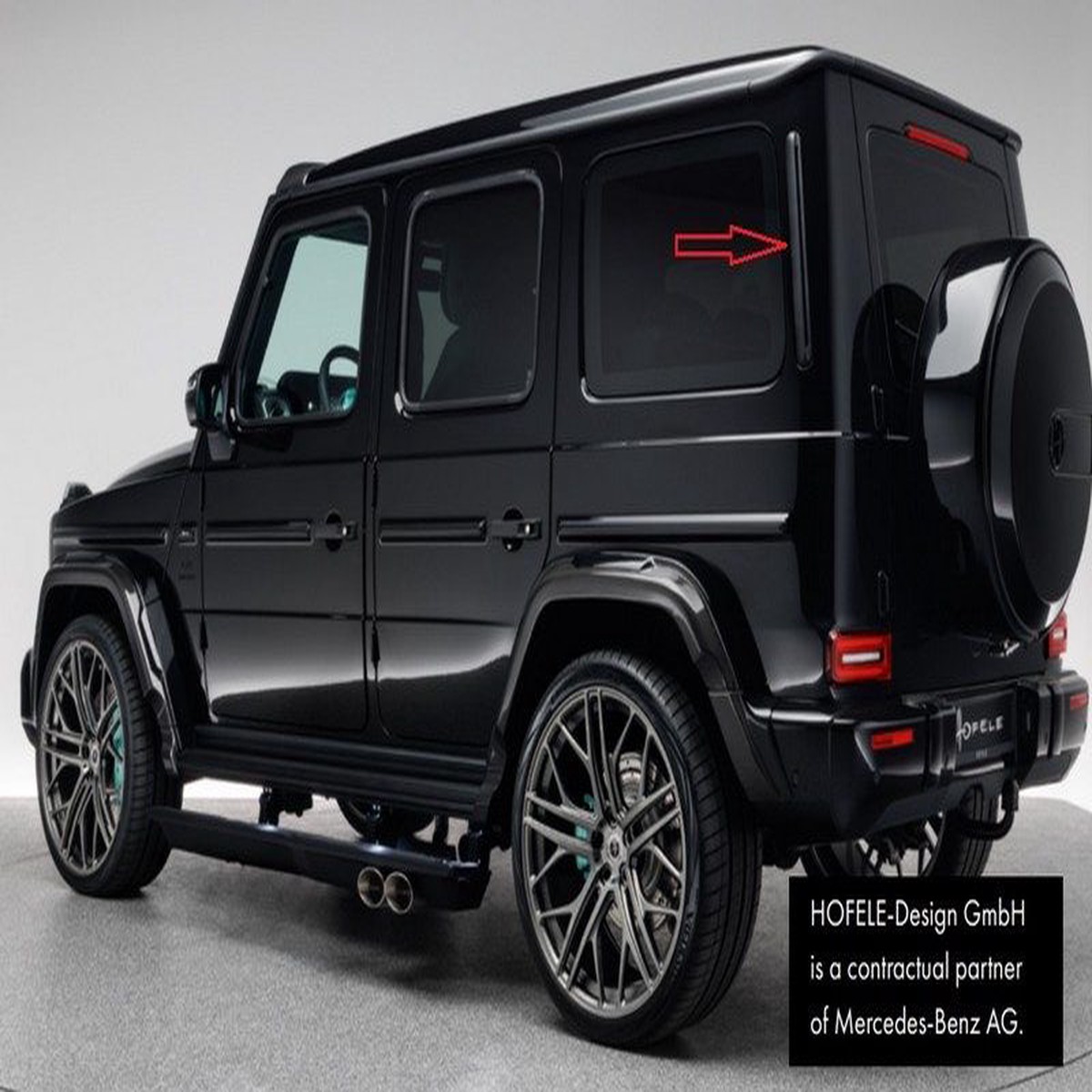HOFELE Carbon Vent Covers D-Pillar for 2019-2024 W463A