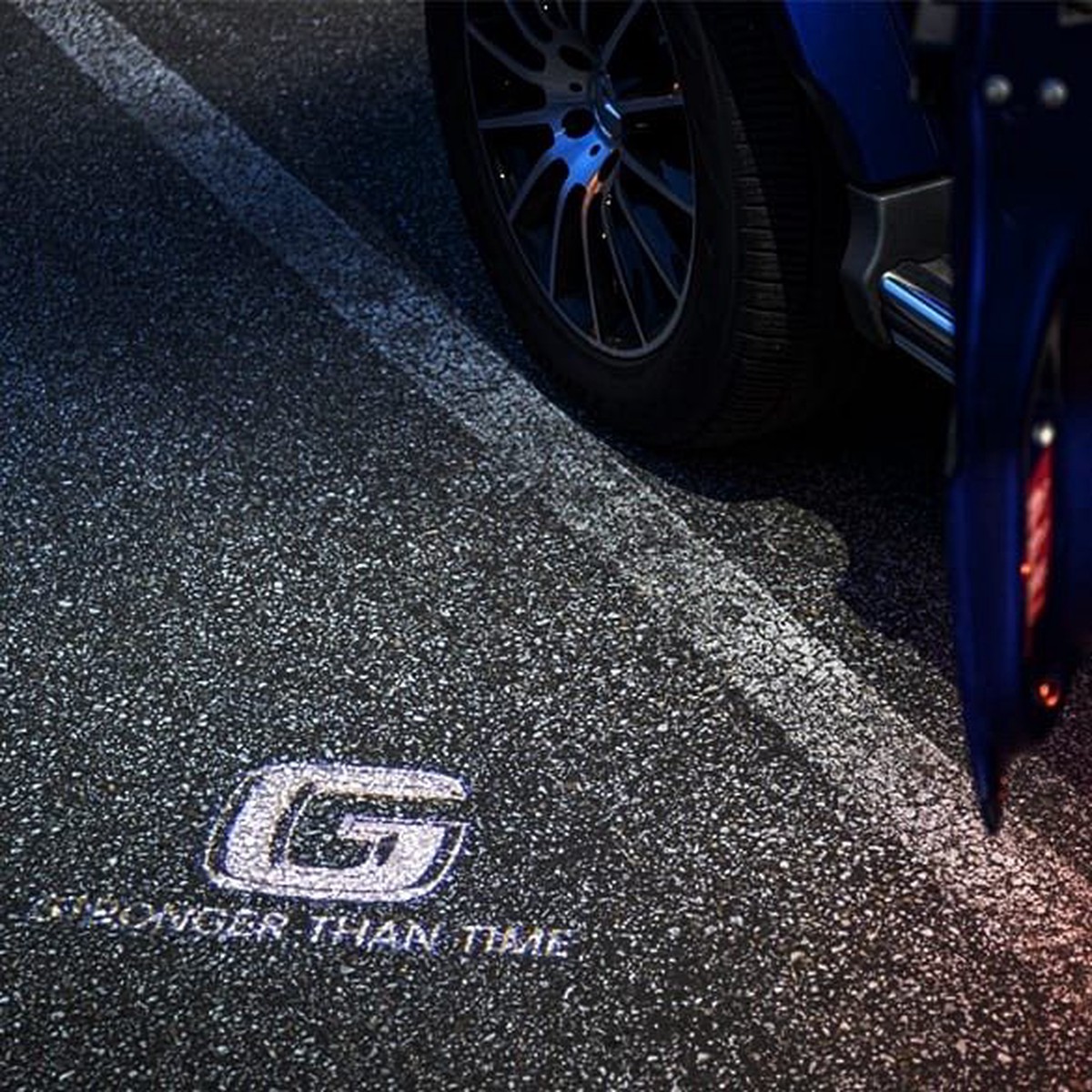 Stronger Than Time Edition Logo Projector for G-Class