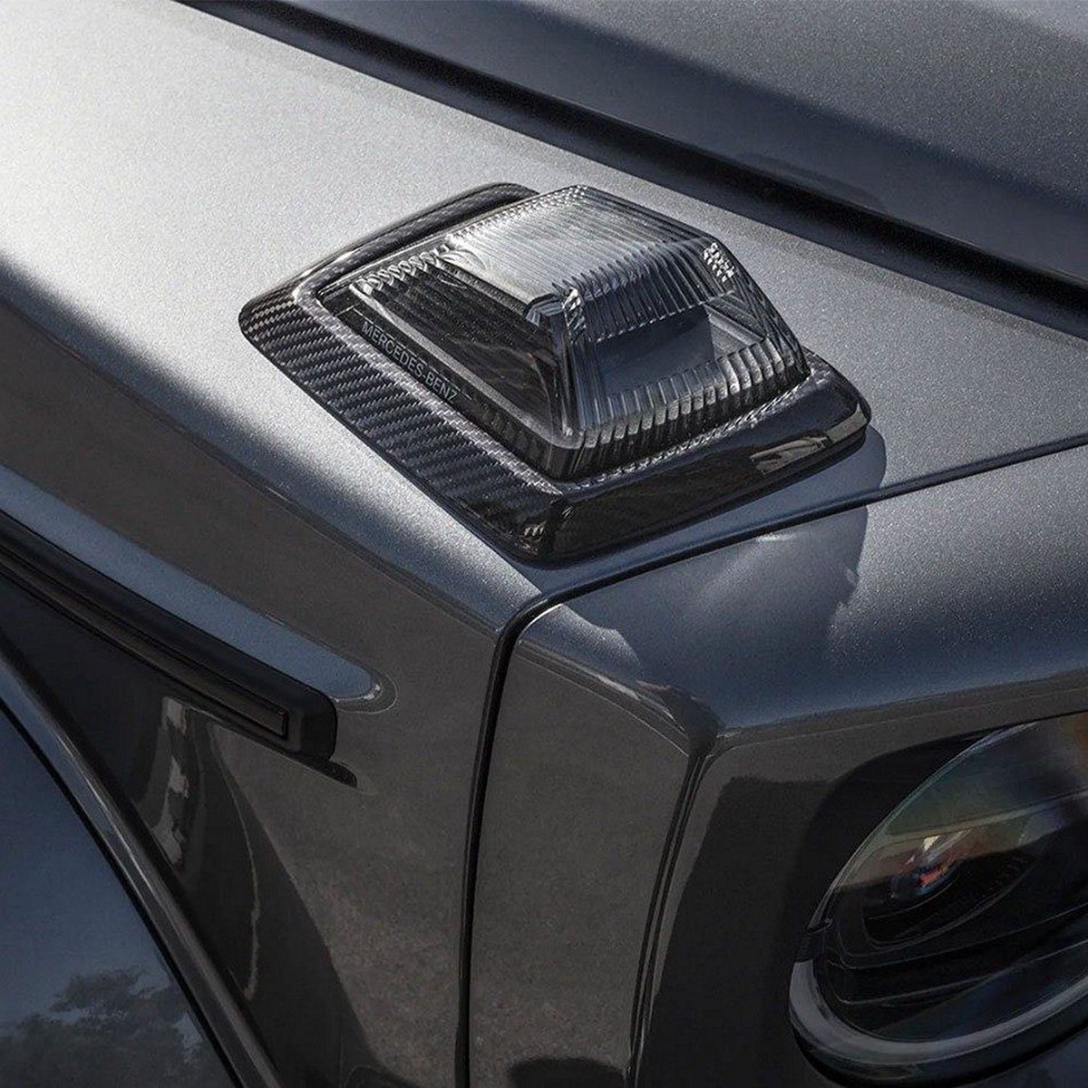 Urban Visual Carbon Fiber Upper Turning Signal Trim for 20192024 W463 G63 G-Wagon