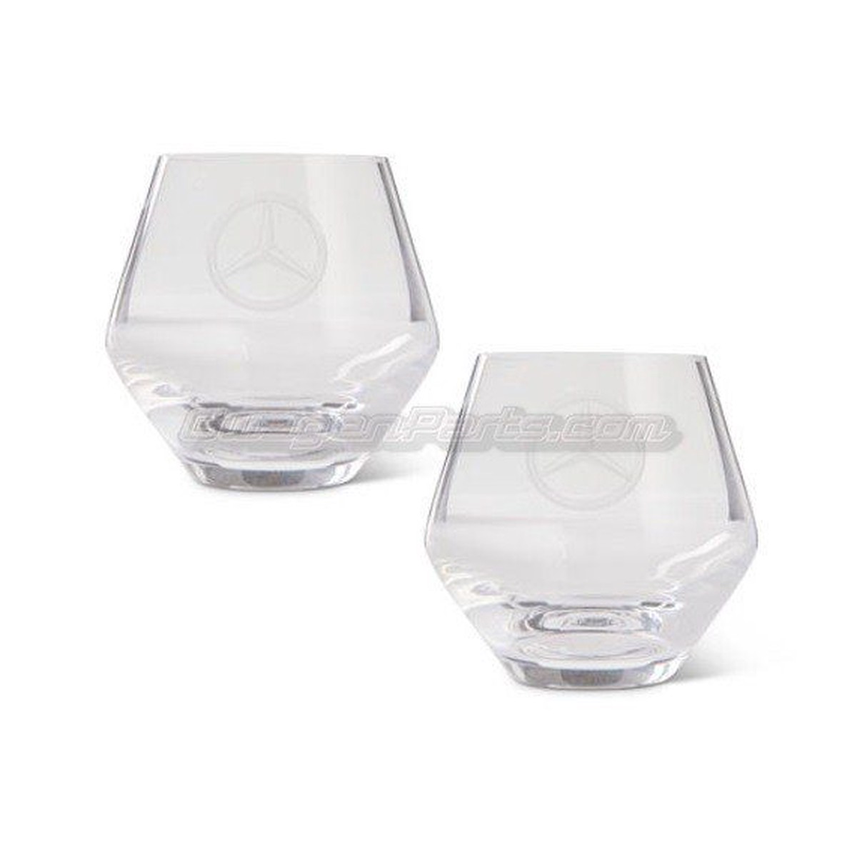 12oz Stemless Crystal Glass Set of 2
